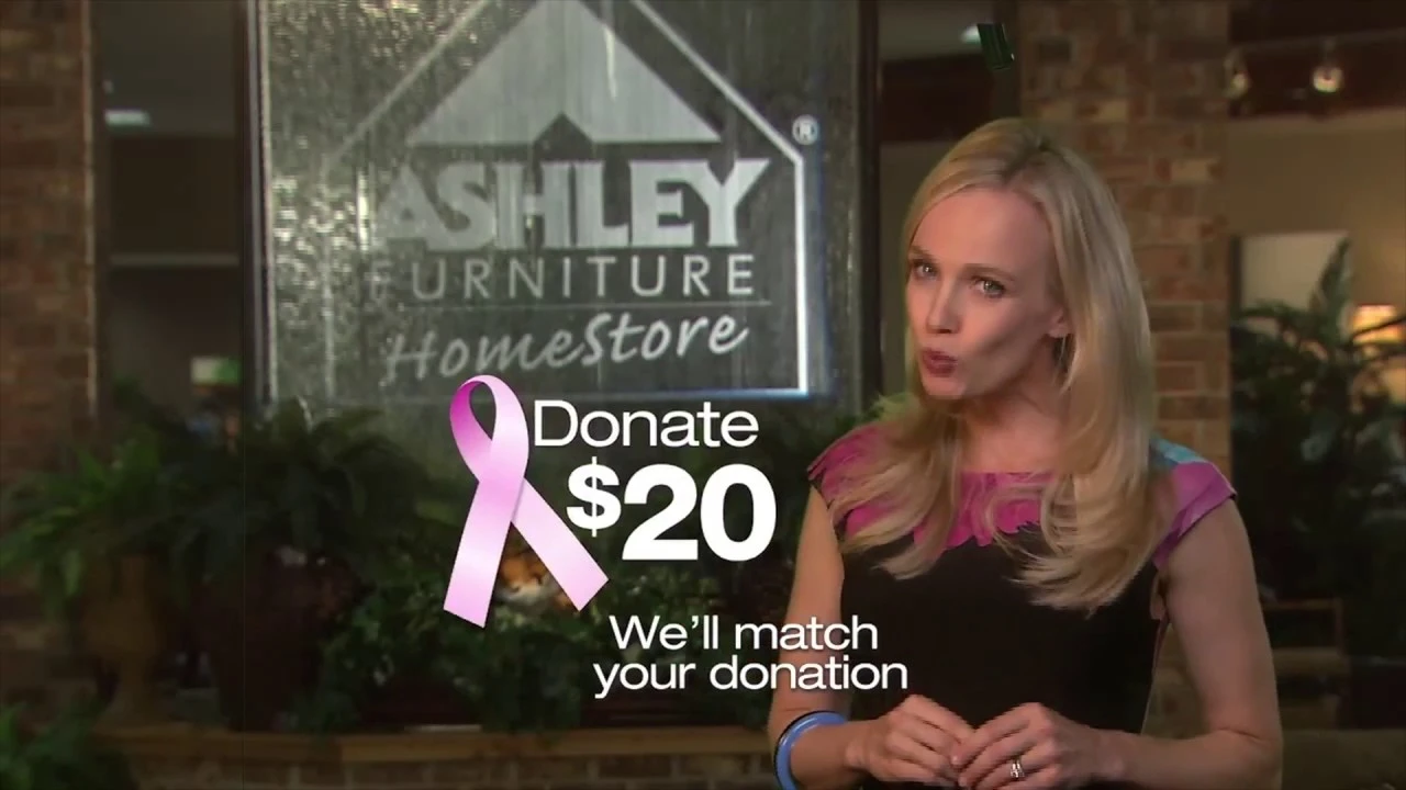 Ashley Furniture 'Making Strides Against Breast Cancer' Ad